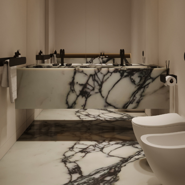 Mermer Banyo