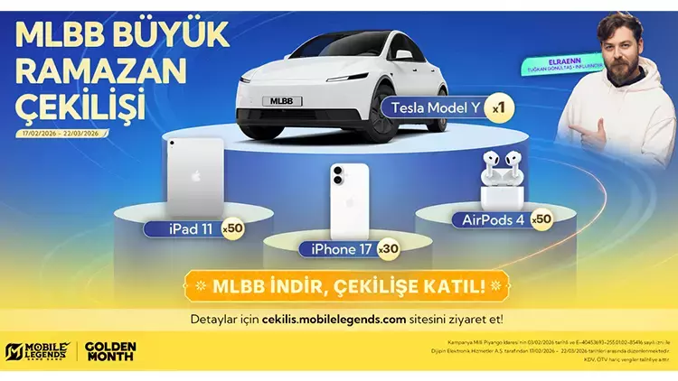 MLBB Ramazan Çekilişi Heyecanı Zirve Yaptı: Tesla ve iPhone 17 Sahipleri Belli Oldu!