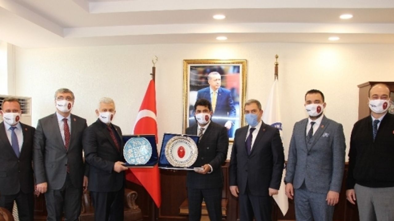 Türk Veteriner Hekimleri Birliği Rektör Aldemir ile görüştü