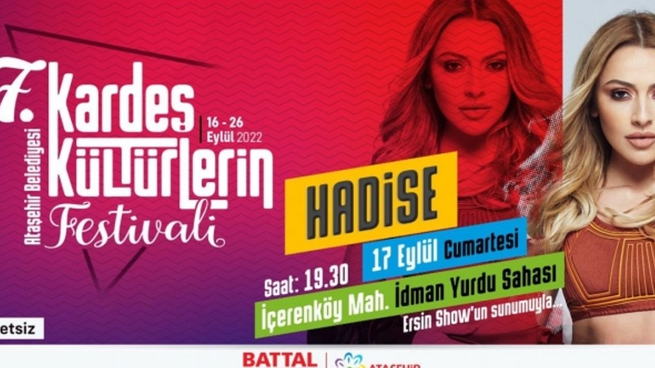 Ataşehir’de “Kardeş kültürlerin festivali” 16 Eylül’de başlıyor