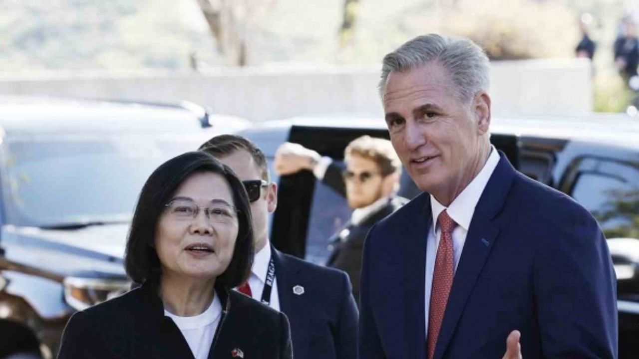 Tayvan lideri Ing-wen, ABD Temsilciler Meclisi Başkanı McCarthy ile görüştü