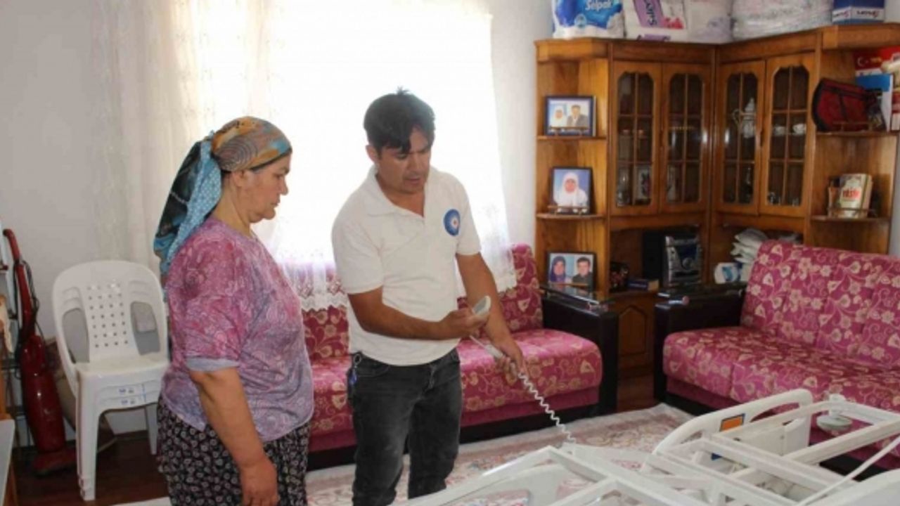 Büyükşehir, 19 ilçede 3 bin 204 adet hasta yatağı yardımında bulundu