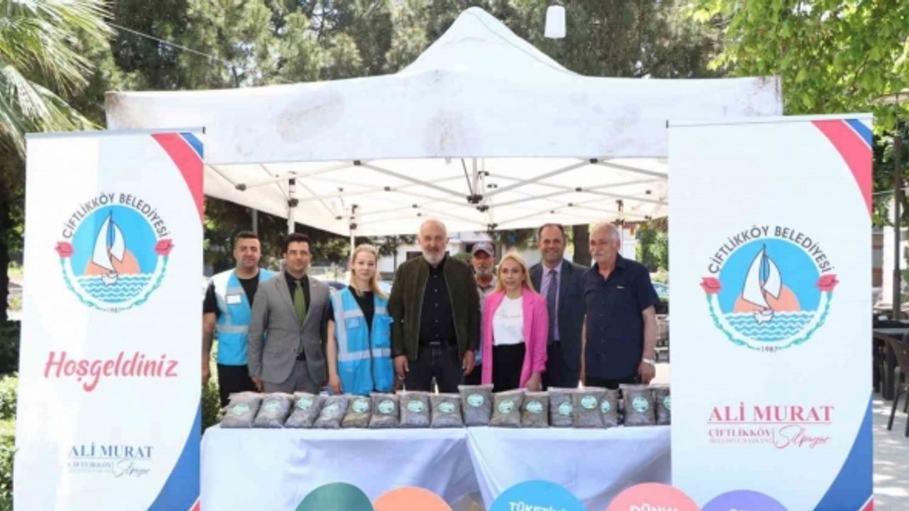 Başkan Silpagar’dan Çevre Haftası’nda organik toprak hediyesi