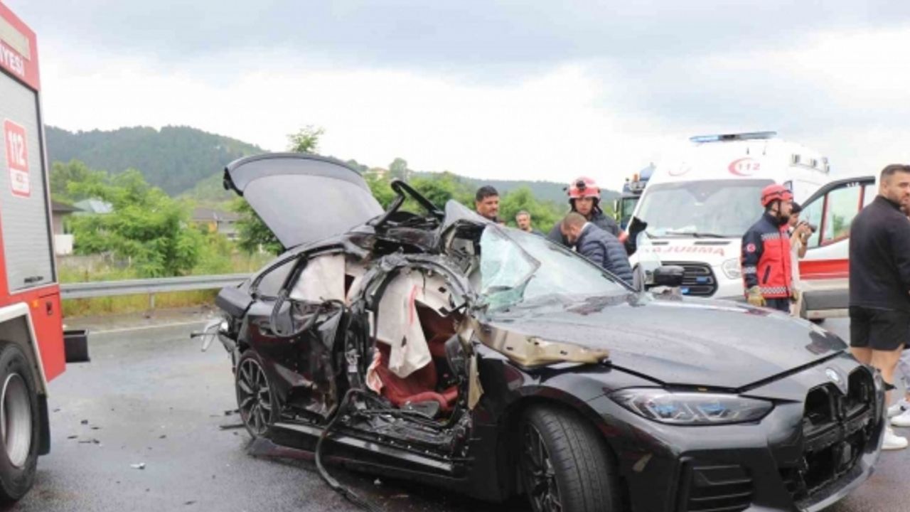 Kuzey Marmara Otoyolu’nda feci kaza: 2’si ağır, 3 yaralı