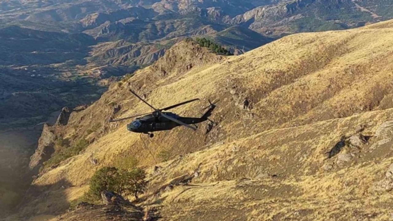 Adıyaman’da 2100 yıllık tarihi eserler helikopter ile taşındı