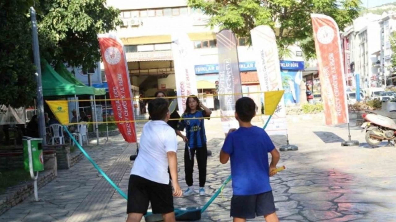 Avrupa spor haftası Menteşe’de çeşitli etkinliklerle kutlandı