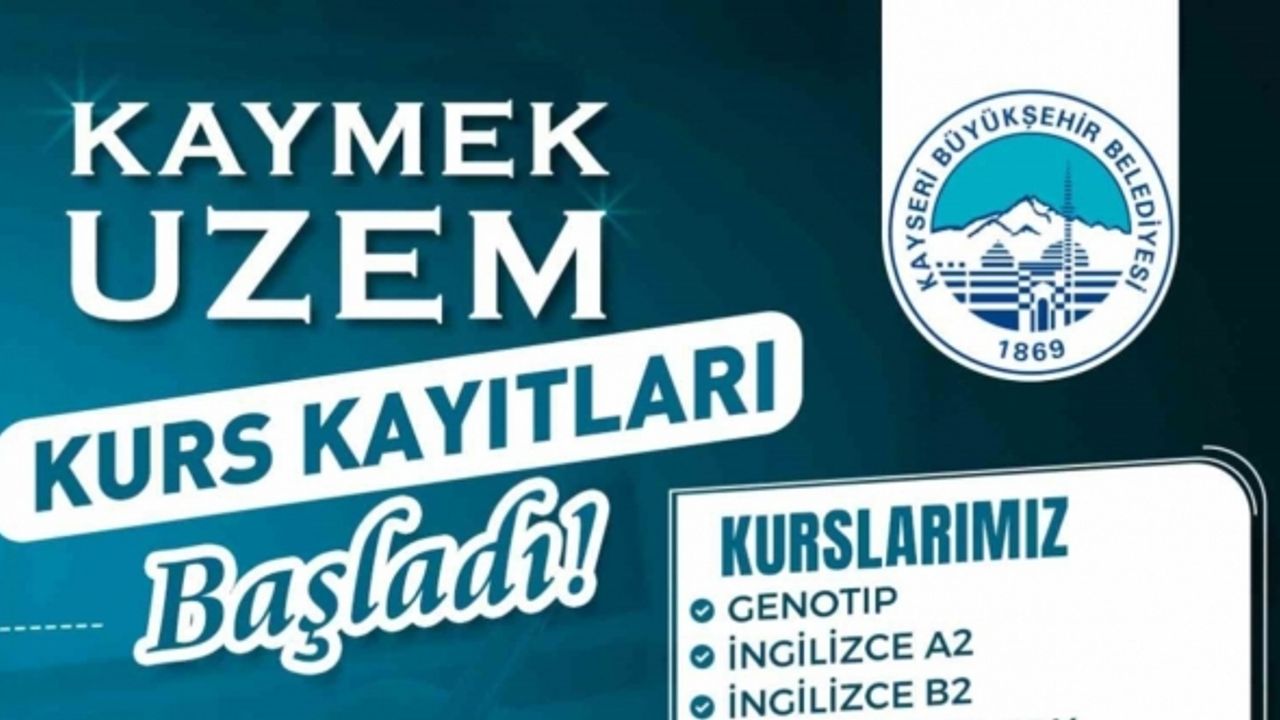 Büyükşehir’in Uzaktan Eğitim Merkezi kurs kayıtları başladı