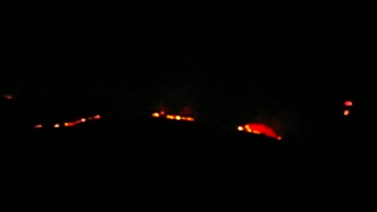 Çankırı’da orman yangınında soğutma çalışmaları devam ediyor