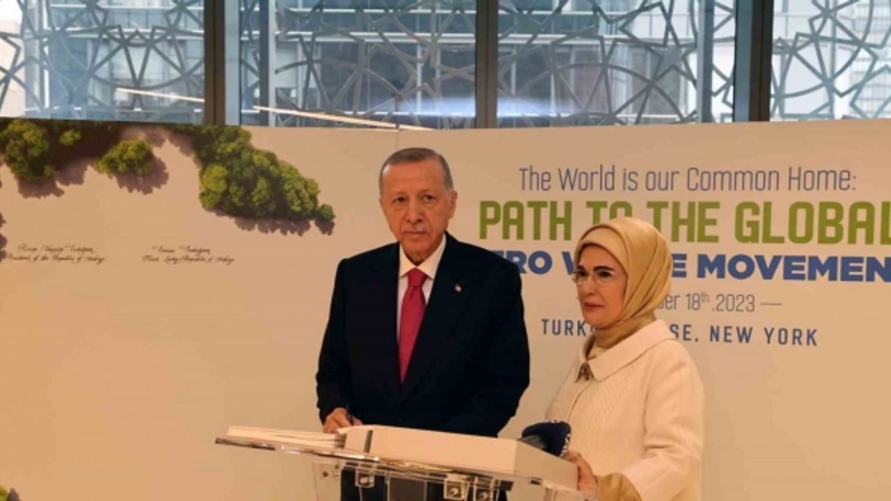 Cumhurbaşkanı Erdoğan, New York’ta Küresel Sıfır Atık İyi Niyet Beyanı’na ilk imzayı attı