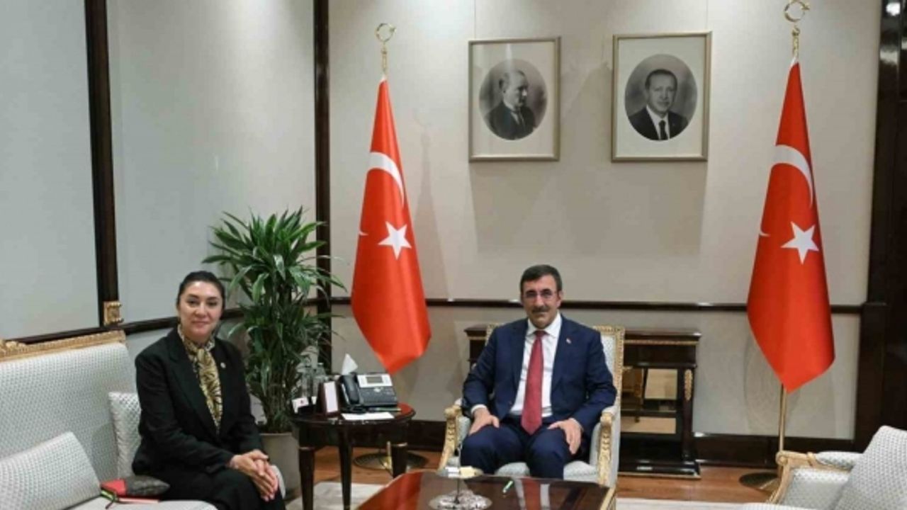 Cumhurbaşkanı Yardımcısı Yılmaz, Ağrı Milletvekili Kilerci ile görüştü