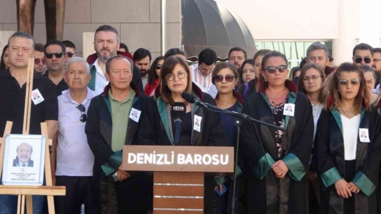 Denizli Barosu’ndan Bodrum’da öldürülen eski Baro Başkanı için açıklama