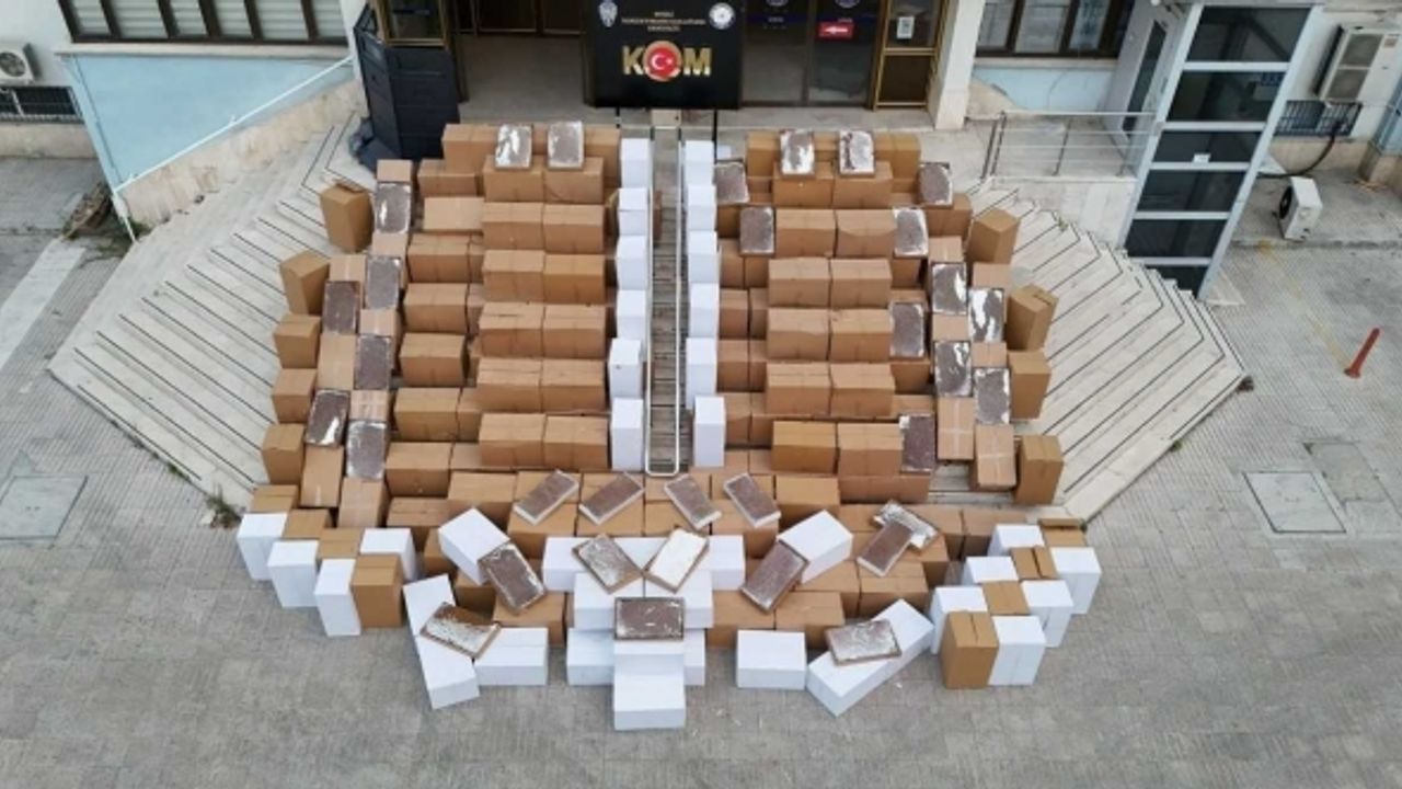 Denizli’de 4 milyon 310 bin adet sarma sigara ele geçirildi