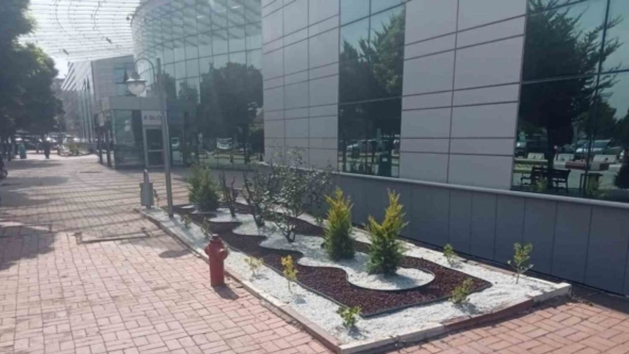 Devlet Hastanesi çevre düzenlemesi sonrası yeni çehresine kavuştu