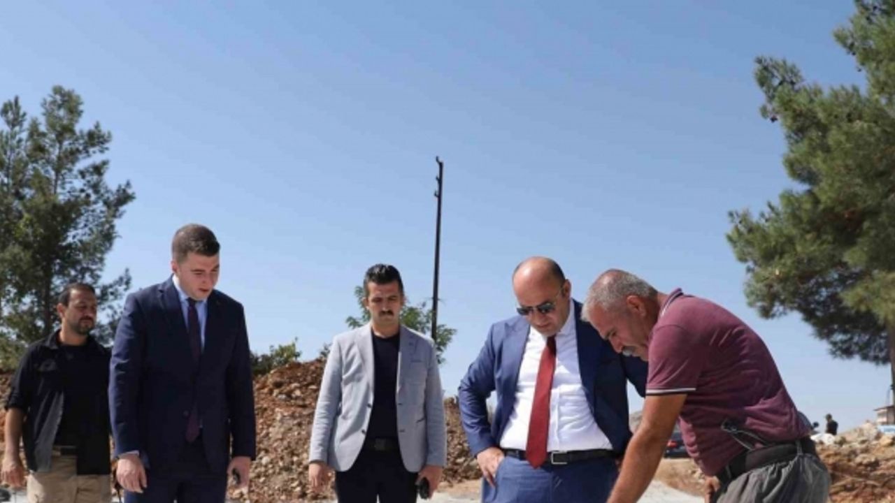 Genel Sekreter Çiftçi, Hazro ilçesinde devam eden çalışmaları inceledi