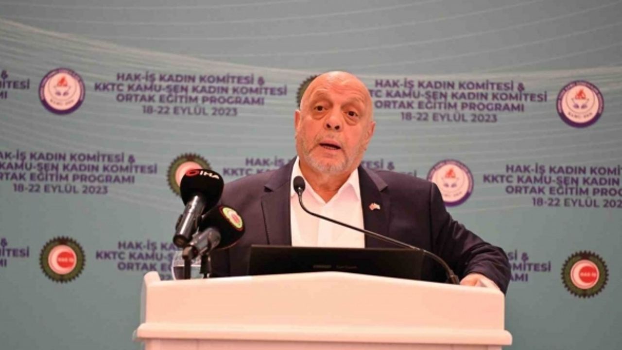 Hak-İş Konfederasyonu Genel Başkanı Arslan: “Kadın çalışanlarımızın sendikal mücadeleye daha fazla ilgi göstermelerini istiyoruz"