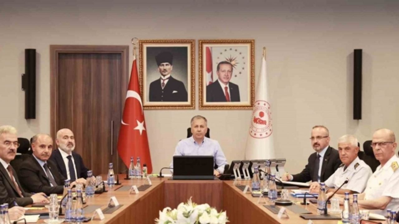 İçişleri Bakanlığında "Güvenlik, İstihbarat, Koordinasyon" toplantısı