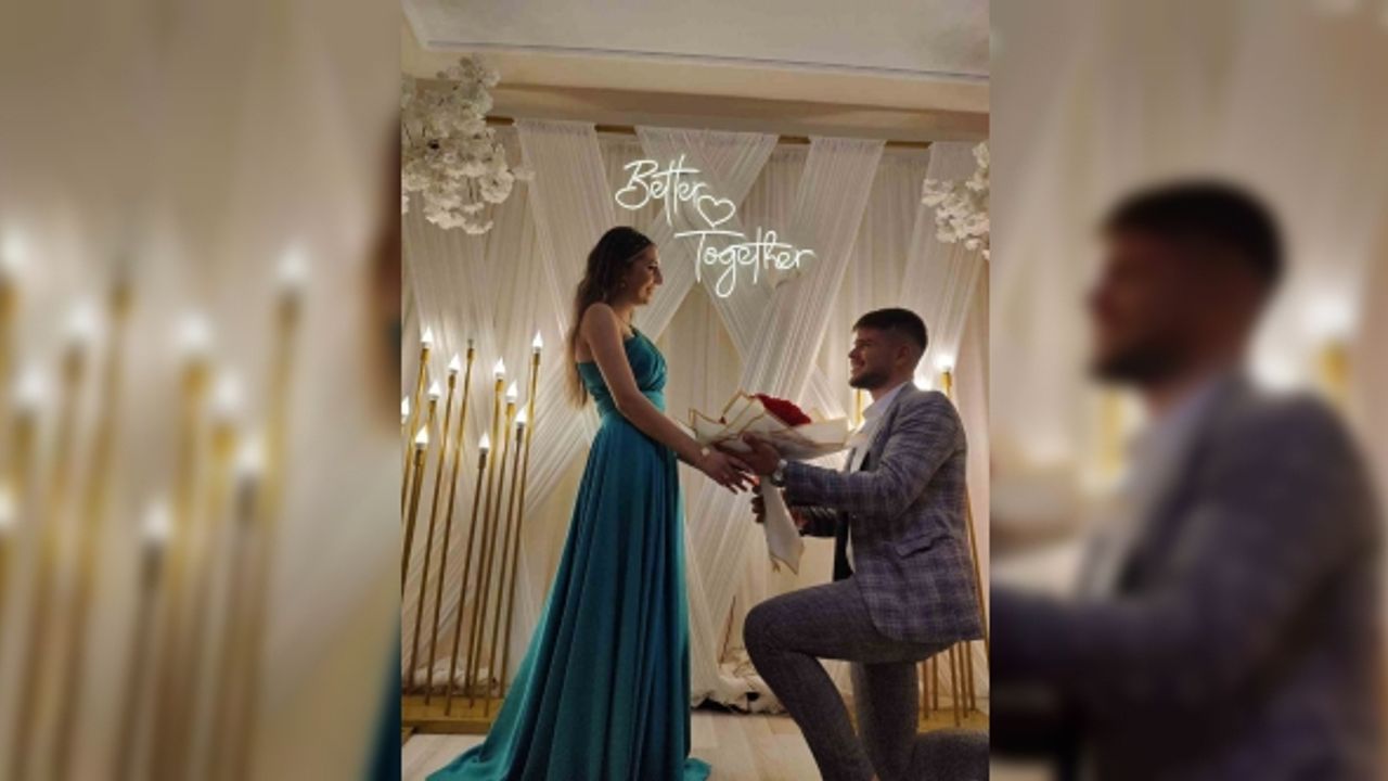 Kız istemeye tırla gitti, o anlar kameraya yansıdı