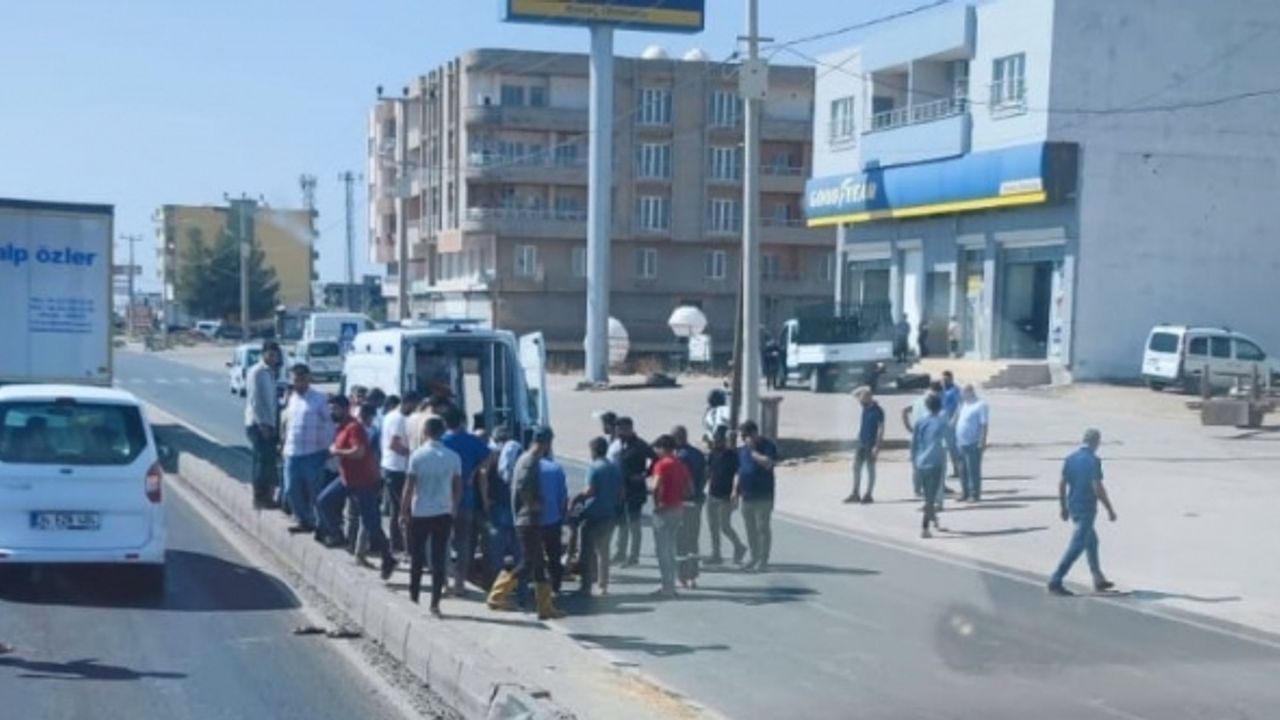 Mardin’de otomobilin yayaya çarptığı kazanın görüntüleri ortaya çıktı