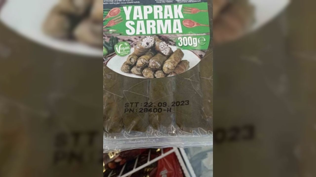 Market raflarında tarihi geçmiş ürünler bulundu