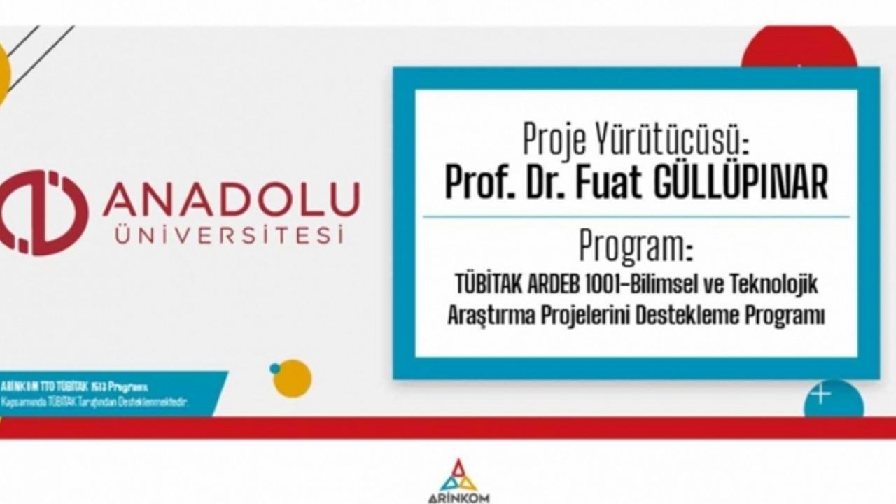 Prof. Dr. Güllüpınar’ın projesi destek almaya hak kazandı