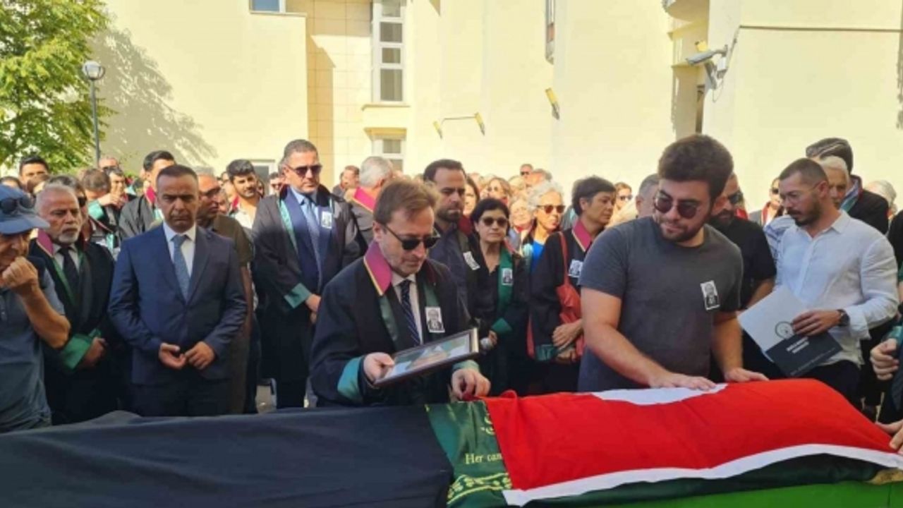 Silahlı saldırıda yaşamını yitiren avukat törenlerle uğurlandı