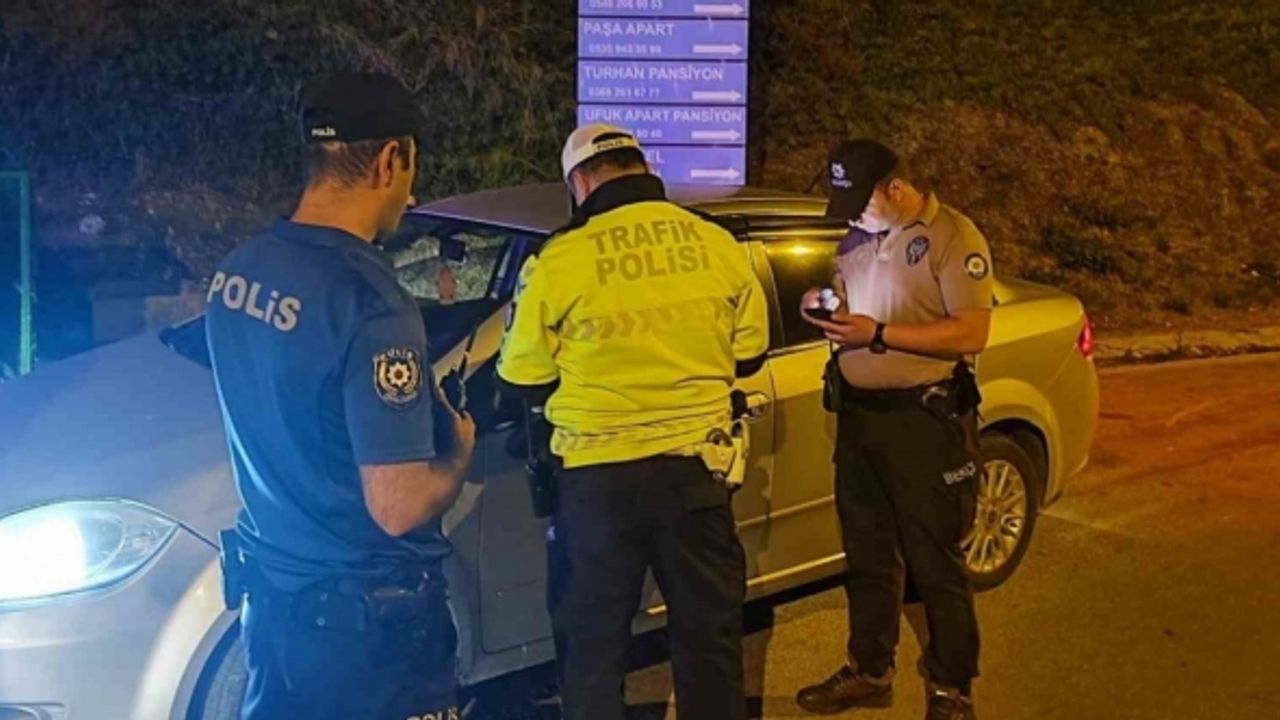 Sinop’ta şok uygulama: 5 araç trafikten men edildi