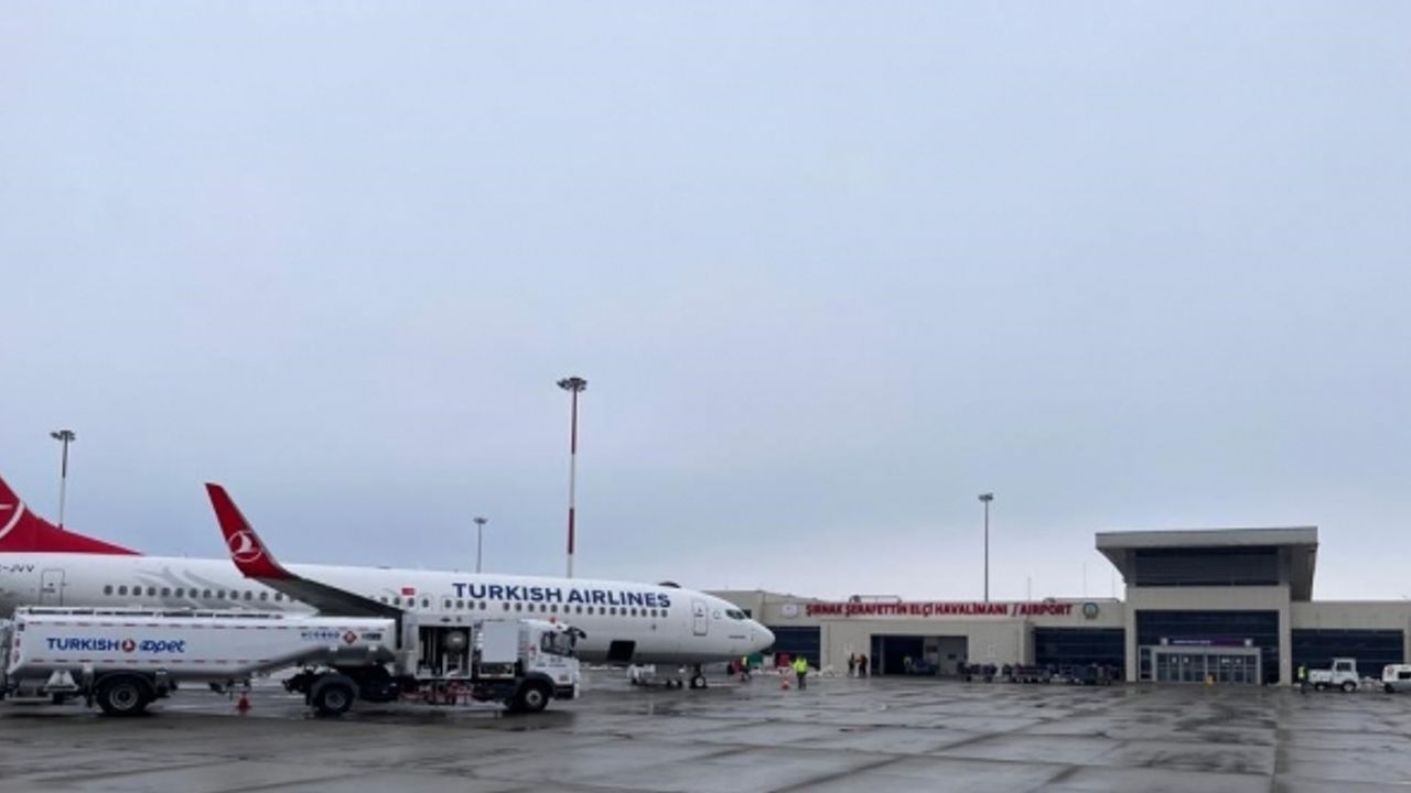 Şırnak Şerafettin Elçi Havalimanı Ağustos ayında 38 bin yolcuya hizmet verdi