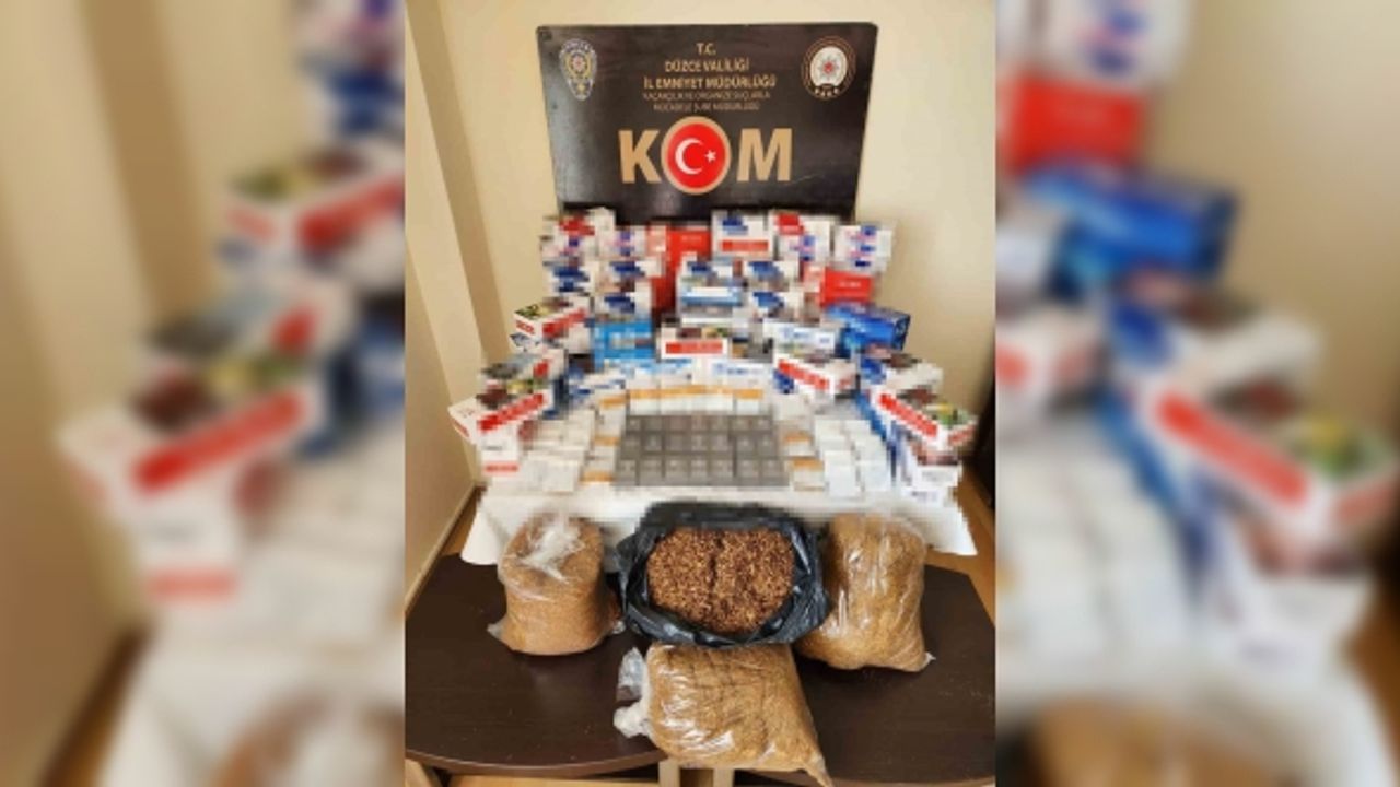 Sis Operasyonu’nda 30 binden fazla dolu makaron ele geçirildi