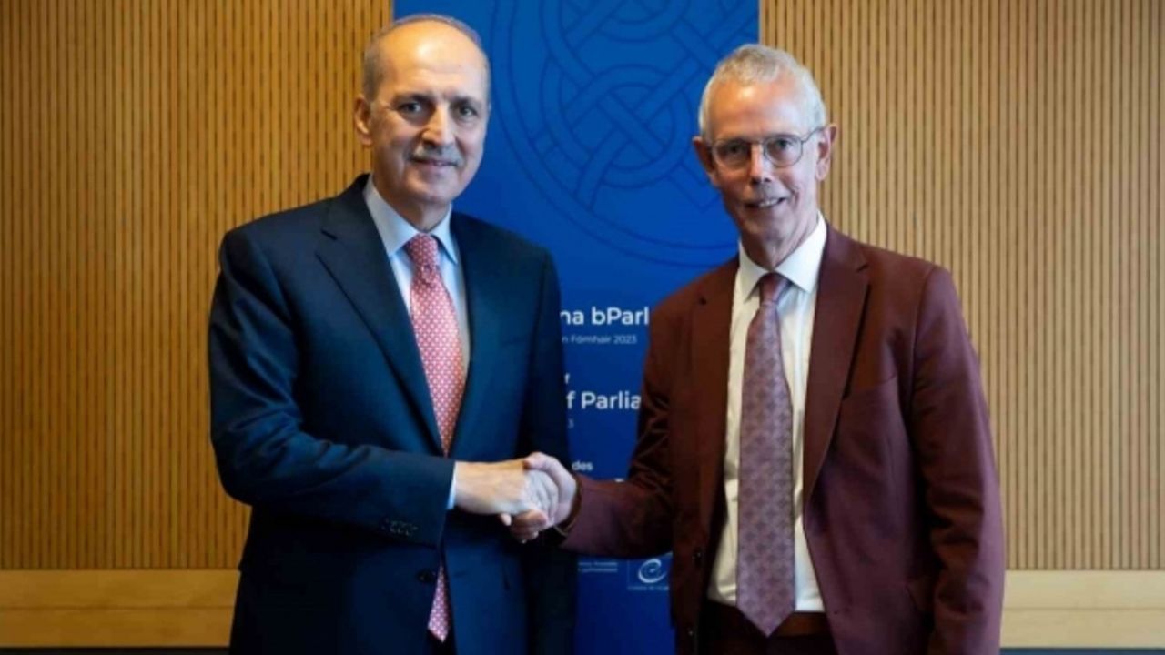 TBMM Başkanı Kurtulmuş, AKPM Başkanı Kox ile görüştü