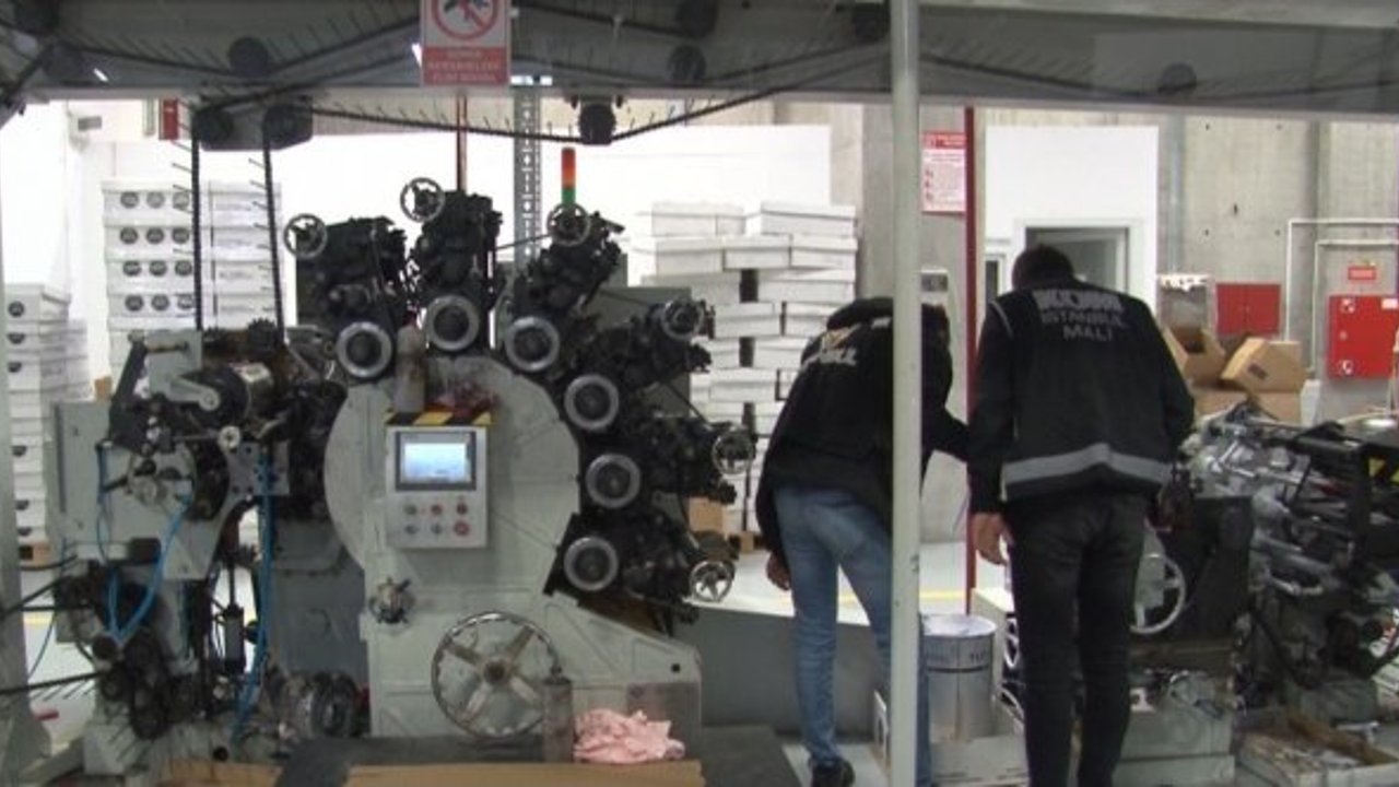 Dünyaca ünlü saç boya markalarının sahte üretimini yapan imalathaneye baskın