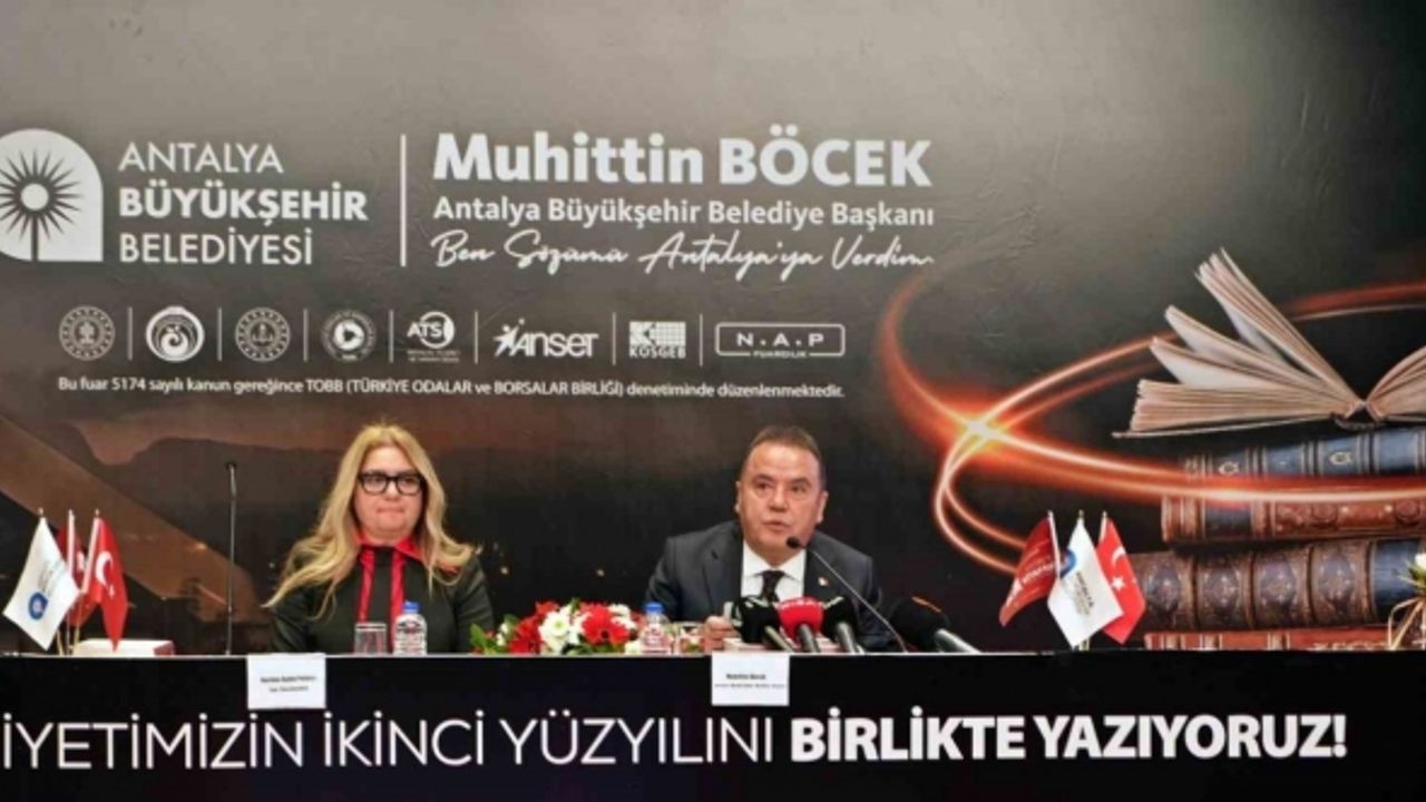 13. Antalya Kitap Fuarı 24 Kasım’da başlıyor