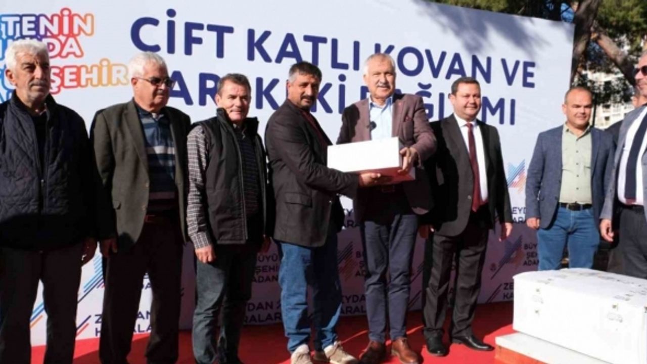 573 arı yetiştiricisine çift katlı kovan ve arı keki dağıtıldı