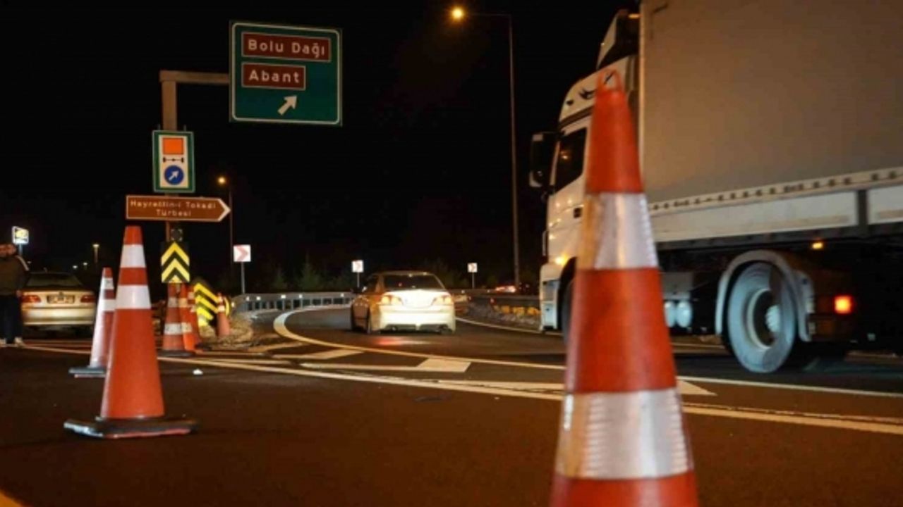 Bolu Dağı Tüneli İstanbul istikameti 14 saat sonra trafiğe açıldı