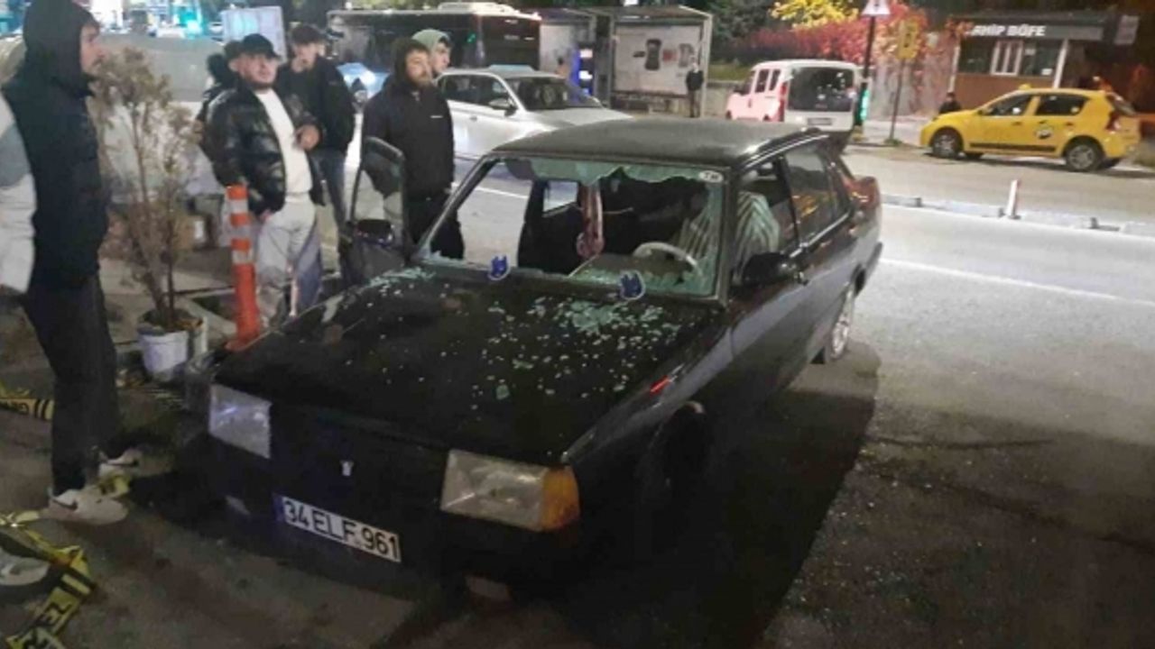 Husumetli oldukları şahsın aracının lastiklerini kesip, havaya ateş açarak kaçtılar