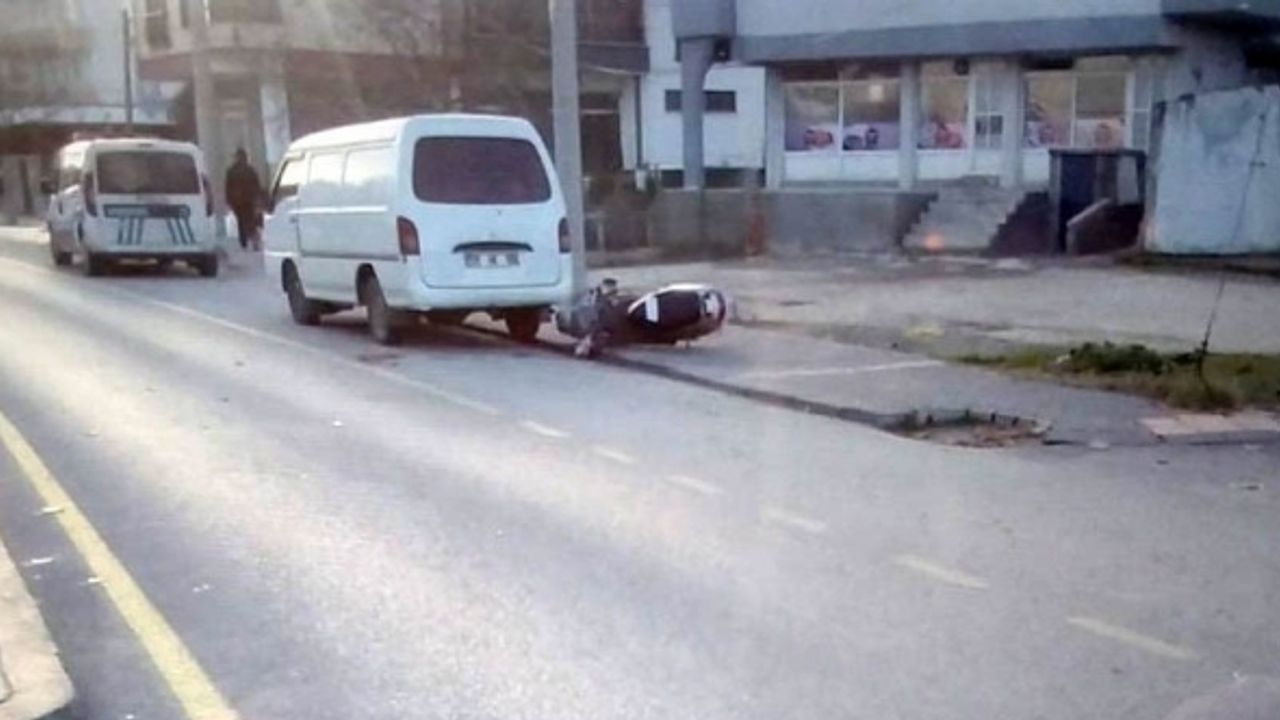 Keşan’da motosikletten düşerek 9 metre sürüklenen sürücü ağır yaralandı