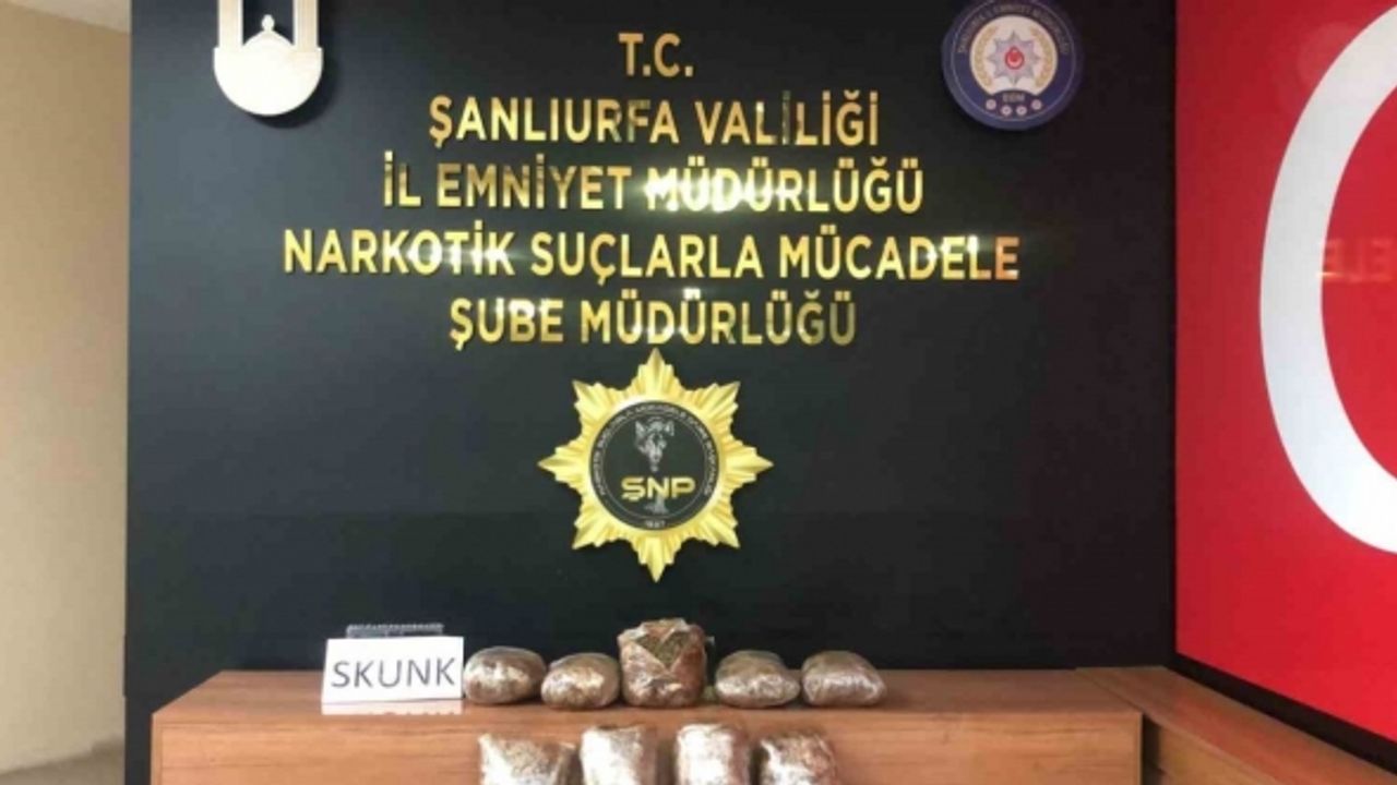 Şanlıurfa’da 4 kilo 400 gram uyuşturucu ele geçirildi