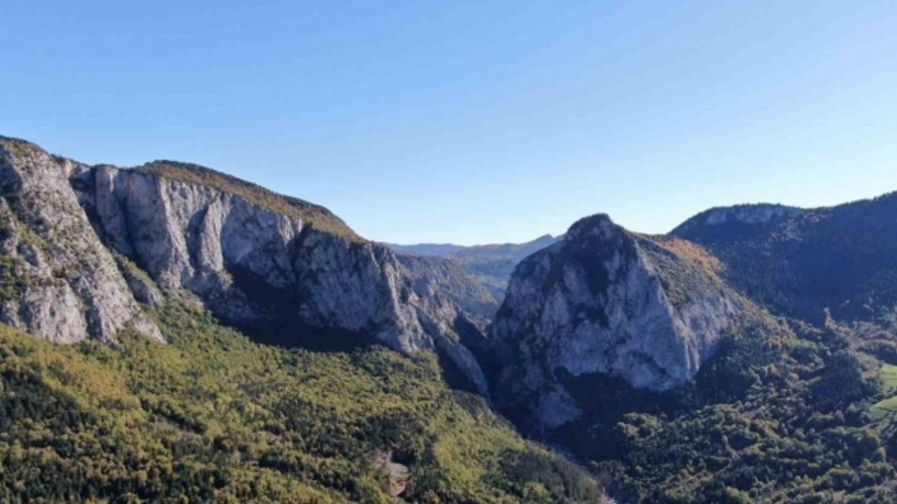 Türkiye’nin tek "Pan Parks" statüsüne sahip Küre Dağlarında mest eden sonbahar manzarası