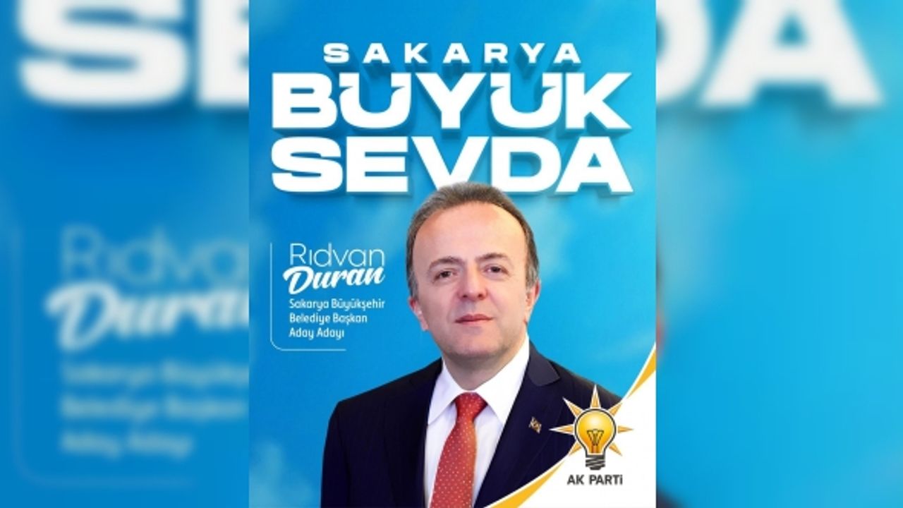 Bakan Yardımcısı Duran, Sakarya Büyükşehir Belediye Başkan Aday Adayı oldu