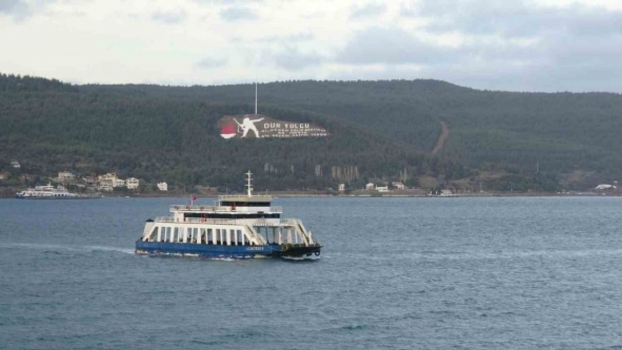 Bozcaada ve Gökçeada’ya yarınki tüm feribot seferlerine iptal edildi