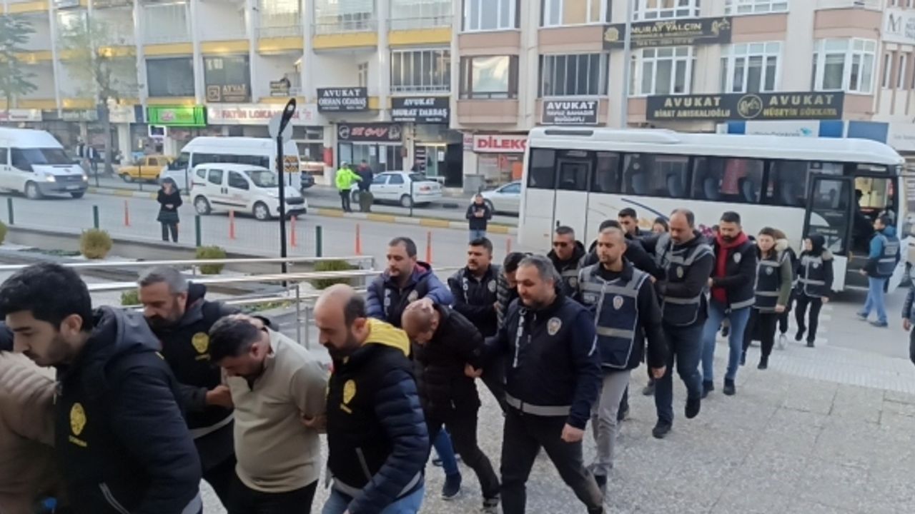 Çorum polisinden "teleskop" operasyonu: Gözaltına alınan 9 kişi adliyede