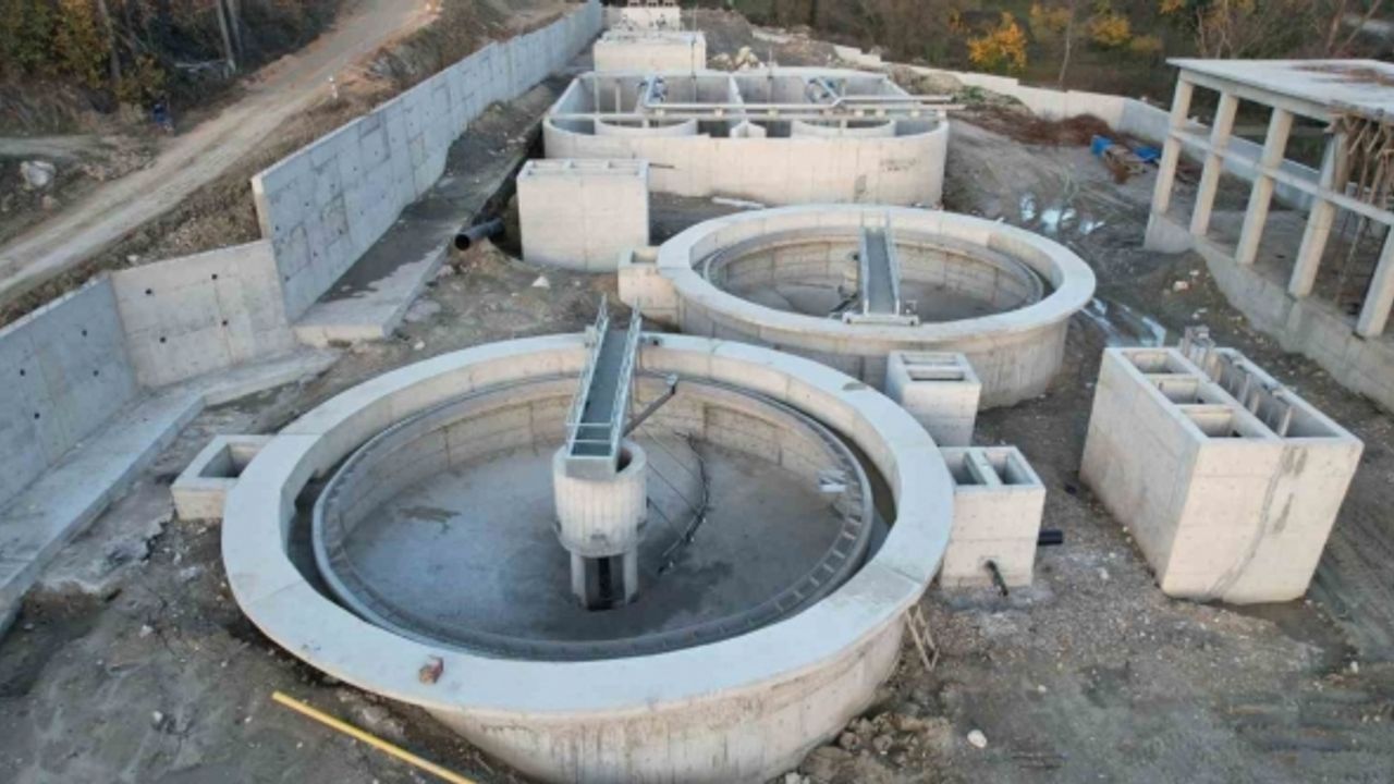 Demirci’nin ilk atıksu arıtma tesisi çalışmalarında sona yaklaşıldı