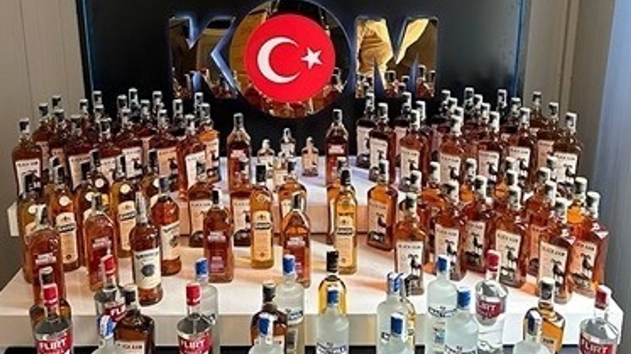 Denizli’de yılbaşı öncesi kaçak içki operasyonu; 2 gözaltı