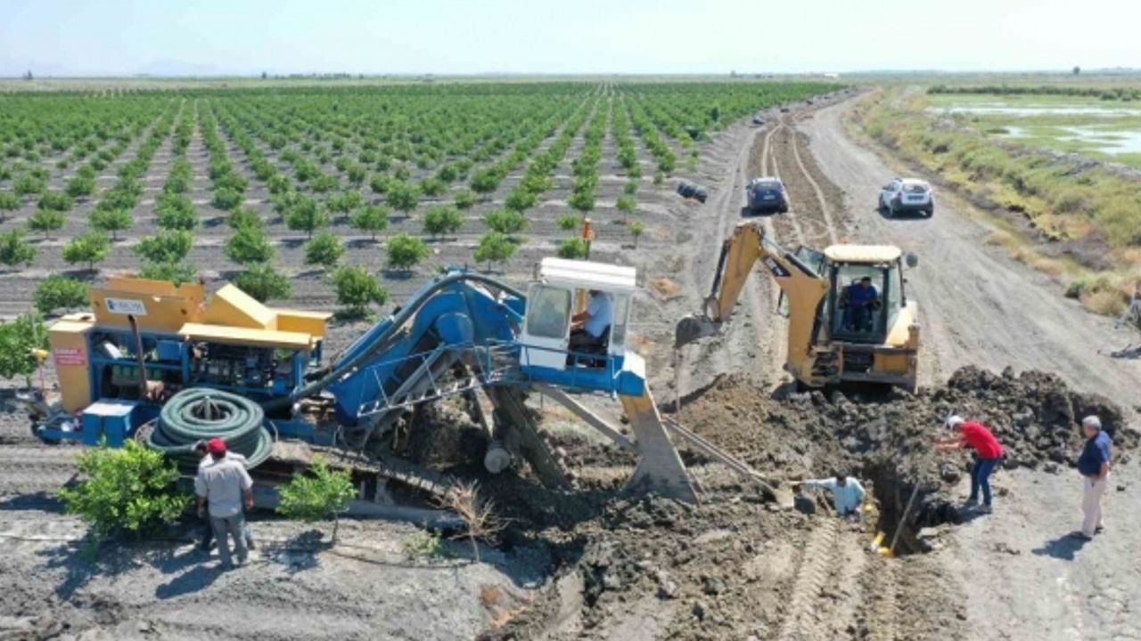 DSİ drenaj çalışmaları ile tarım arazilerine değer katıyor