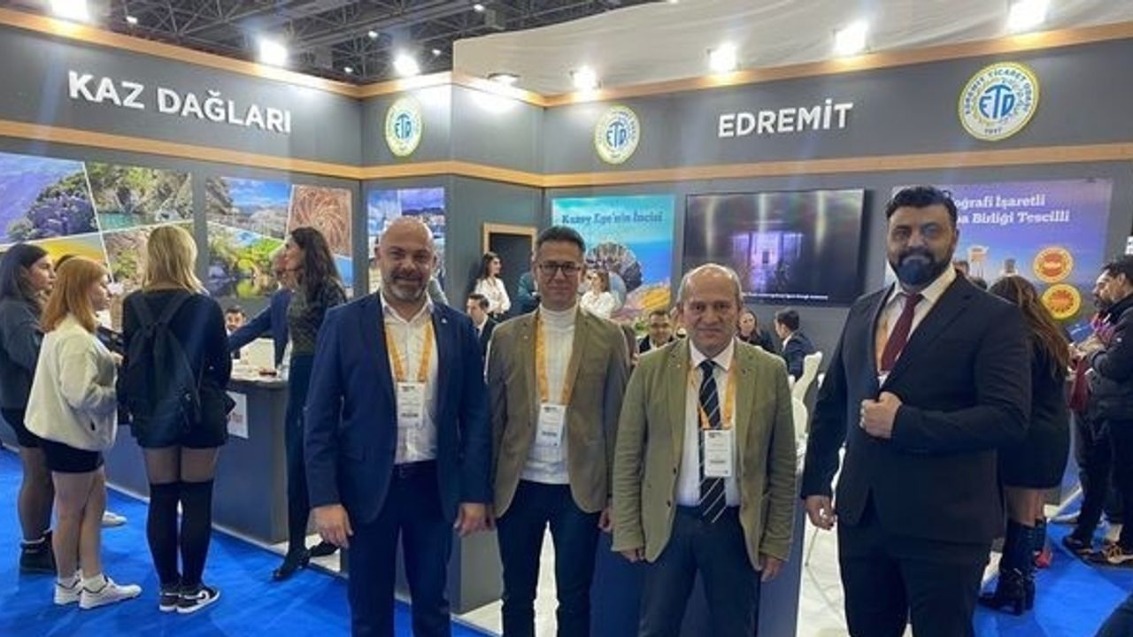 Edremit Ticaret Odası TTI İzmir Turizm Fuarı’nda yerini aldı