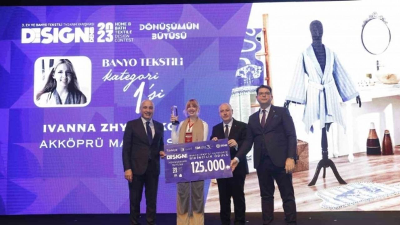 Ev ve banyo tekstilinde genç tasarımcıların eserleri beğeni topladı