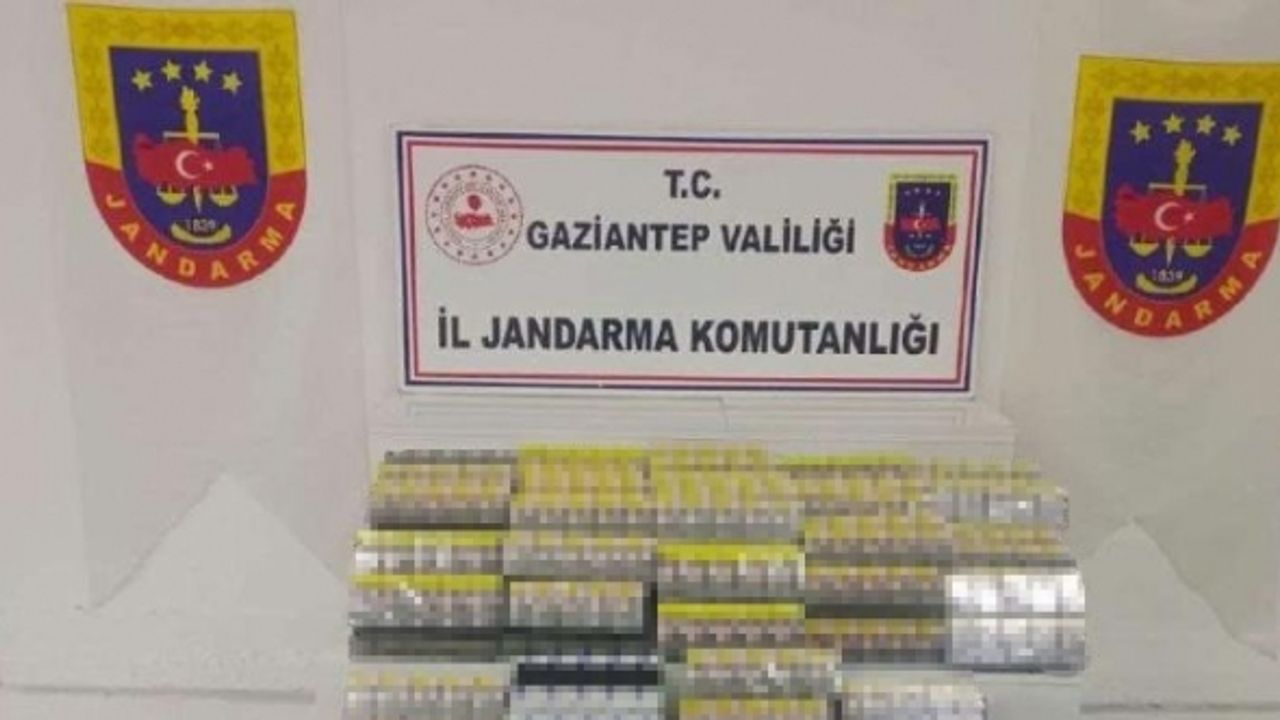 Gaziantep’te 180 bin lira değerinde kaçak sigara ele geçirildi