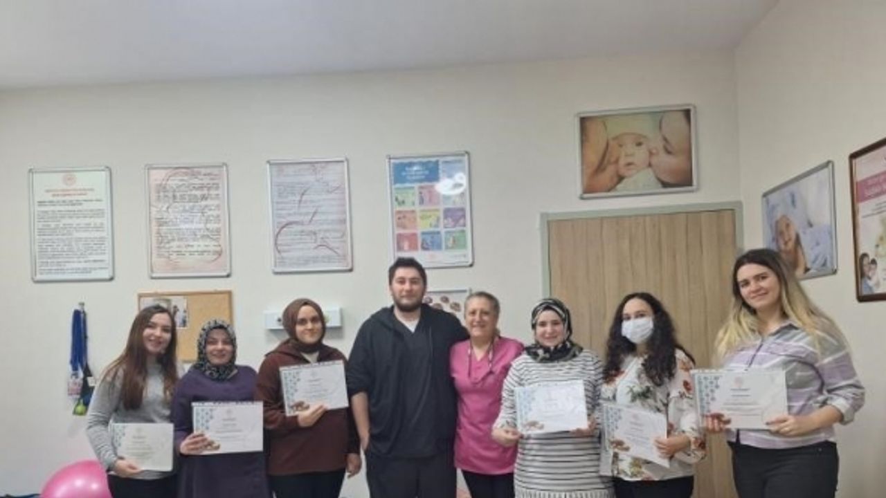 Gebe okulu sayesinde anne adayları eğitim alıyor