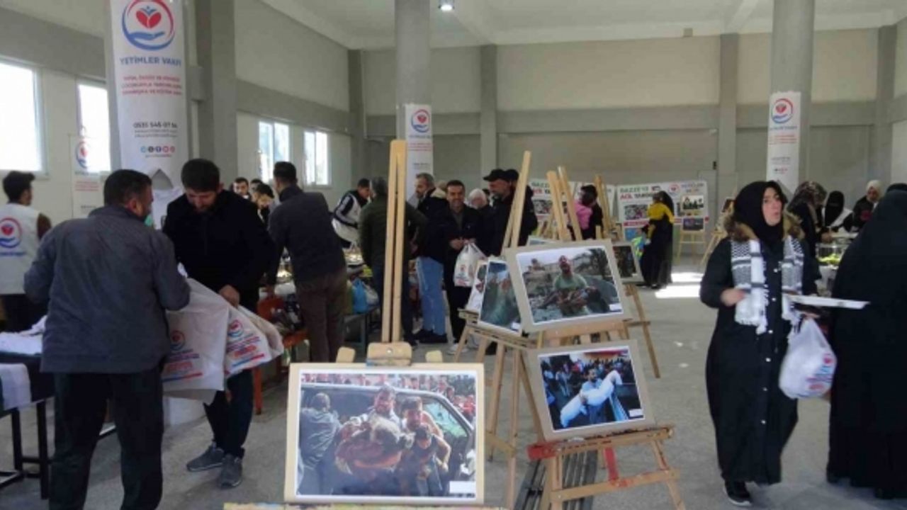 Gercüş’te Filistinliler için yardım etkinliği düzenlendi