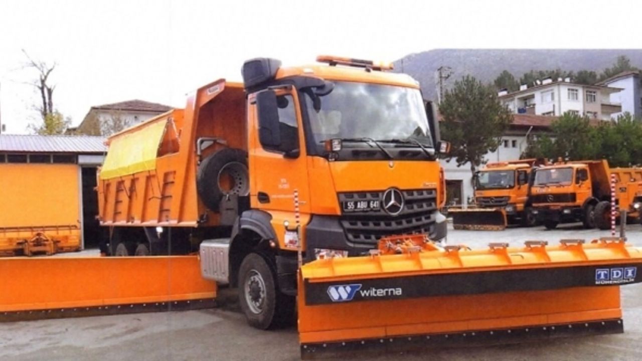 Karayolları Amasya Şubesi kışa hazır: 7 bin ton malzeme stoklandı