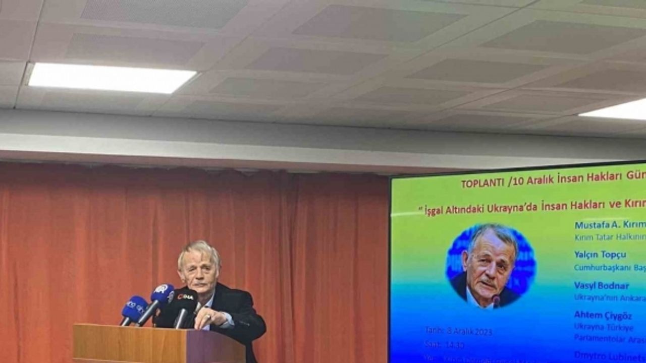 Kırım Türkleri Kültür ve Yardımlaşma Derneği’nden “İşgal Altındaki Ukrayna’da Kırım Tatarları” toplantısı